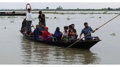 কুড়িগ্রামে বিপৎসীমার ওপরে বইছে ১৬ নদীর পানি