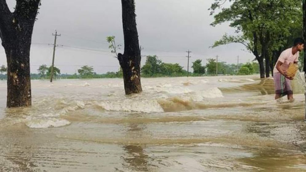 মেঘালয়ে অতিবৃষ্টিতে পানি বাড়ছে সিলেট-সুনামগঞ্জের নদীতে