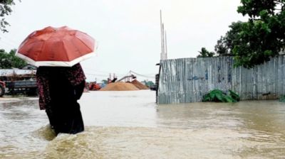 তৃতীয় দফা বন্যার কবলে সুনামগঞ্জ, পানিবন্দি লাখো মানুষ