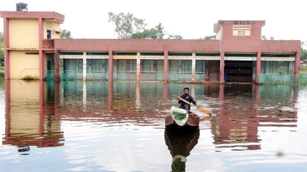 সিলেটের শিক্ষাব্যবস্থা বন্যায় বিপর্যস্ত