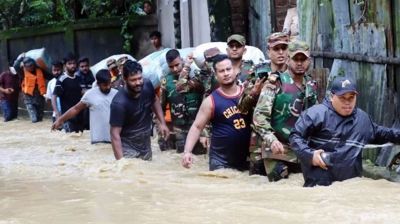 বন্যার্তদের সহযোগিতায় এক দিনের বেতন দিলো সেনাবাহিনী