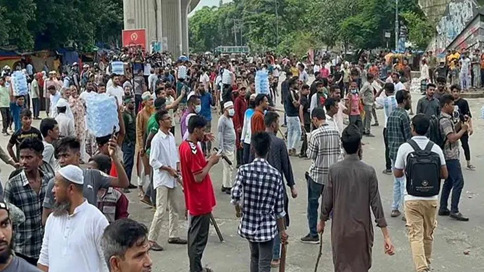 অসহযোগ আন্দোলন: শাহবাগে আন্দোলনকারীদের অবস্থান