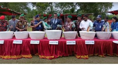 ঝিনাইদহ-চুয়াডাঙ্গা সীমান্ত থেকে জব্দ ৩৫ কোটি টাকার মাদকদ্রব্য ধ্বংস