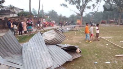 জয়পুরহাটে নারী ফুটবল ম্যাচ আয়োজনের প্রতিবাদে ভাঙচুর